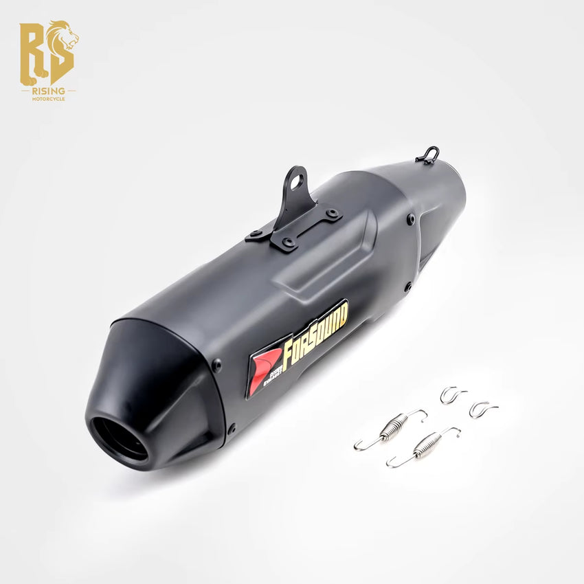 Stainless Steel 51Mm Exhaust End Can for Universal Motorcycle 51Mm Pipe