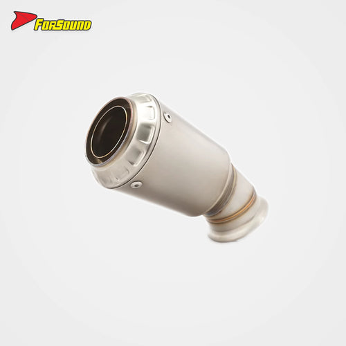 For KTM 790 890 Fit 2018-2025 Silvery Stainless Steel Motorcycle Exhaust Muffler with DB Killer Thundering Sound Customizable