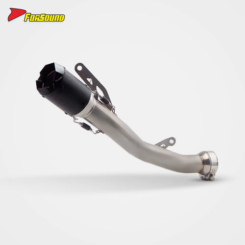 Titanium Alloy Stainless Steel Mid-Section Connect High-Exit Carbon Fiber Tip Track Screaming Exhaust Note 2025 Kawasaki ZX10R