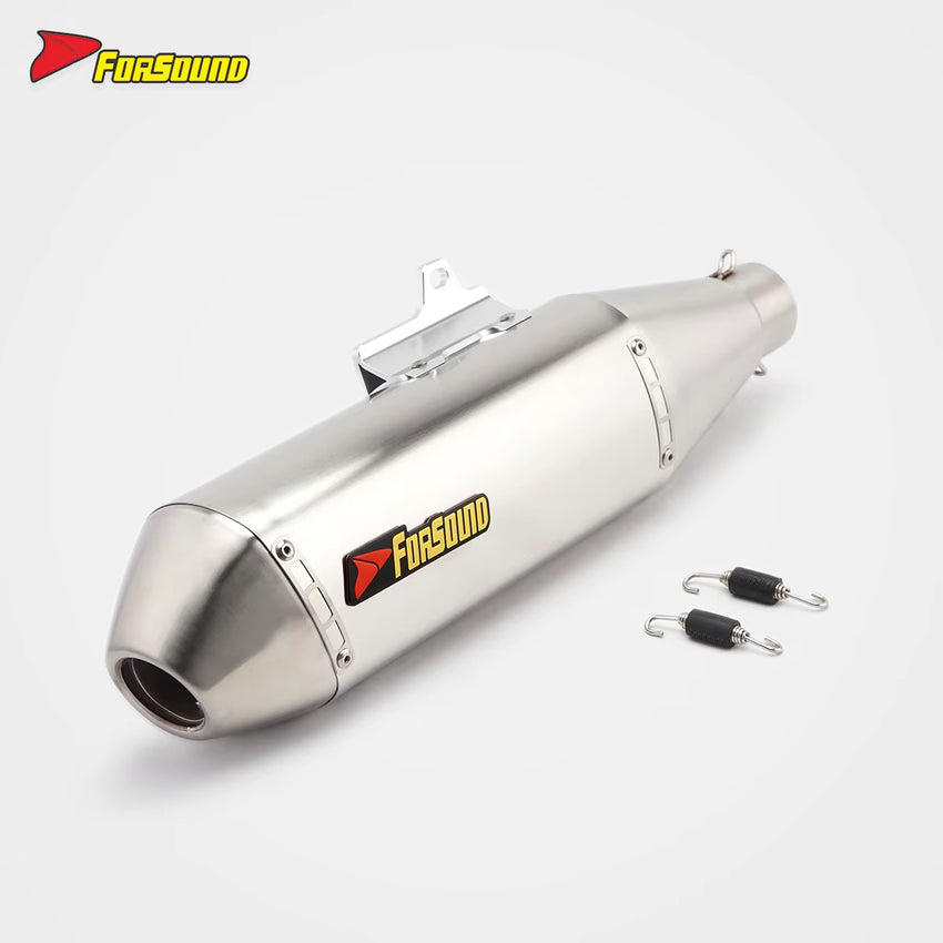 Universal Motorcycle Exhaust Pipe SS FMF Long Neck Tail Section Escape Fmf Exhaust Fit KAWASAKI-KLX230 KTM-ZXC Ktm Fmf Exhaust