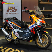 New FORSOUND for ADV 160 Full System Exhaust Matte Stainless Steel Streamlined Design Low Backpressure High Flow