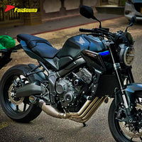 Forsound for Cb650R Low Mount Full-System Exhaust 2021-2025 Stainless Steel Tip 4-Into-2 Header Removable DB Killer ODM