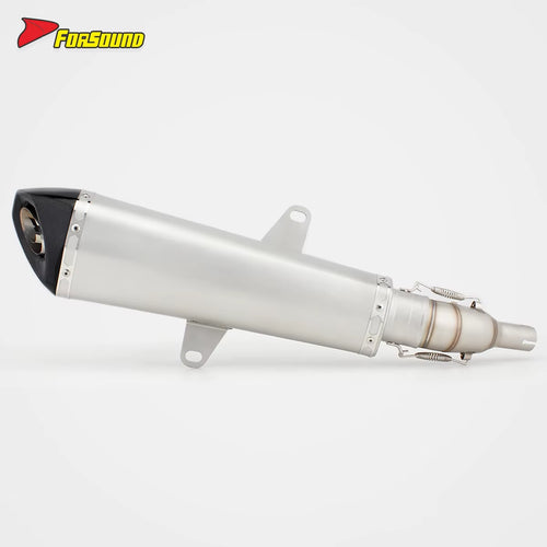 สำหรับ ADV 350 ท่อไอเสียสเตนเลสสตีลส่วนกลางด้านหลังแบบเฉียงยาวพิเศษ เสียงสปอร์ต ทุ้ม รุ่นปี 2024-2025 FORSOUND