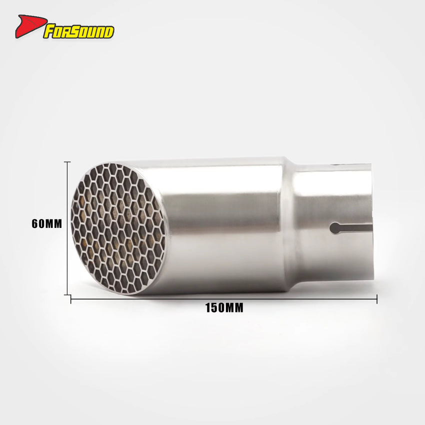 FORSOUND Kawasaki Z900 Euro Version Honeycomb Tailpipe Dual Oxygen Sensor Full System Exhaust Stainless Steel 2017-2026 Model