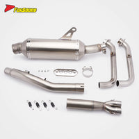 For 450Mt Stainless Steel Exhaust Straight-Through Full-System Side-Exit Torque Boost Rally/Raid Style Slip-On Aggressive