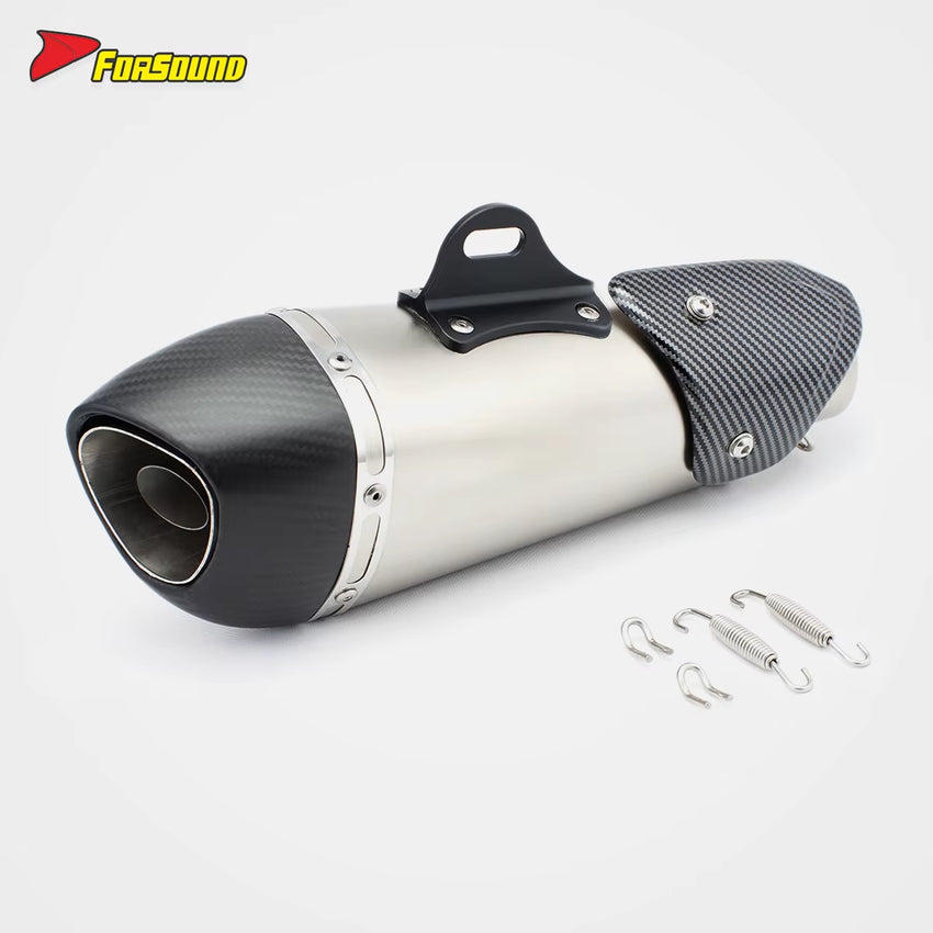 RS Universal Removable DB Killer Exhaust 51Mm Caliber Silencer for Motorcycle FORSOUND R3 Z400 ZX4R Z900 PCX ADV750