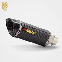 RS Locomotive Modified 51Mm Universal Carbon Fiber Exhaust Pipe Carbon Fiber Helmet Tail Section Hurricane for 302R 402R R3R6