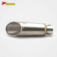 Stainless Steel Mini Honeycomb End Can Exhaust Pipe Universal Motorcycle Pipe
