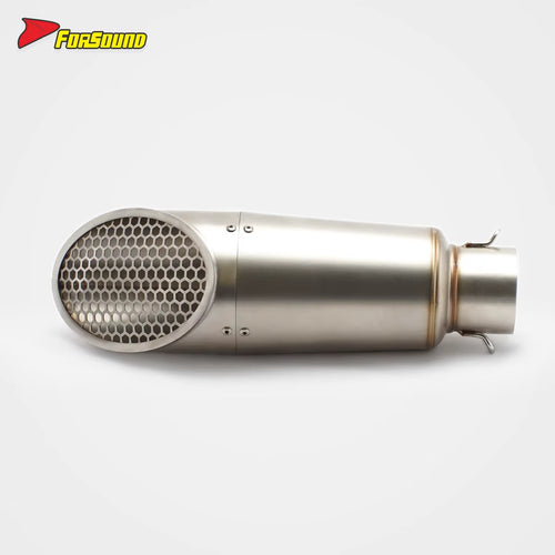 Stainless Steel Mini Honeycomb End Can Exhaust Pipe Universal Motorcycle Pipe