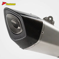 New Condition Matte Texture Stainless Steel Motorcycle Full System Exhaust Pipe for KAWASAKI ZX-6R ZX-4R Supersport Motorcycle