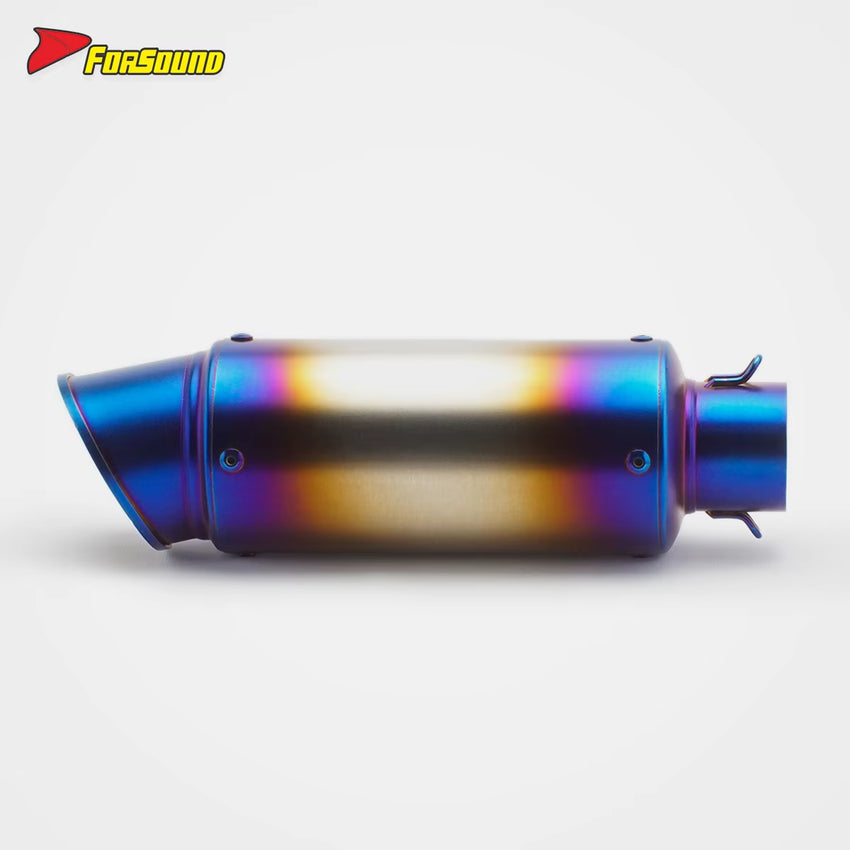 Stainless Steel 51Mm Exhaust End Can for Universal Motorcycle 51Mm Pipe