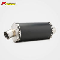Stainless Steel Carbon Fiber 51Mm End Can Exhaust Pipe Universal Motorcycle Pipe