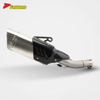 High Performance Stainless Steel 51Mm K10 Motorcycle Mid-Tail Integrated Exhaust Muffler with DB Killer for SUZUKI GSX250R