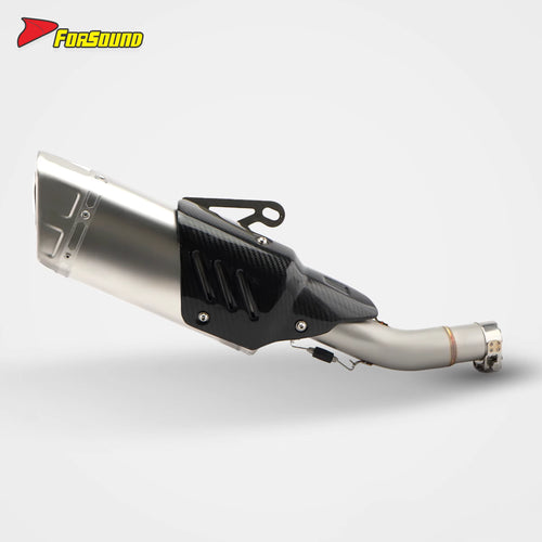 High Performance Stainless Steel 51Mm K10 Motorcycle Mid-Tail Integrated Exhaust Muffler with DB Killer for SUZUKI GSX250R