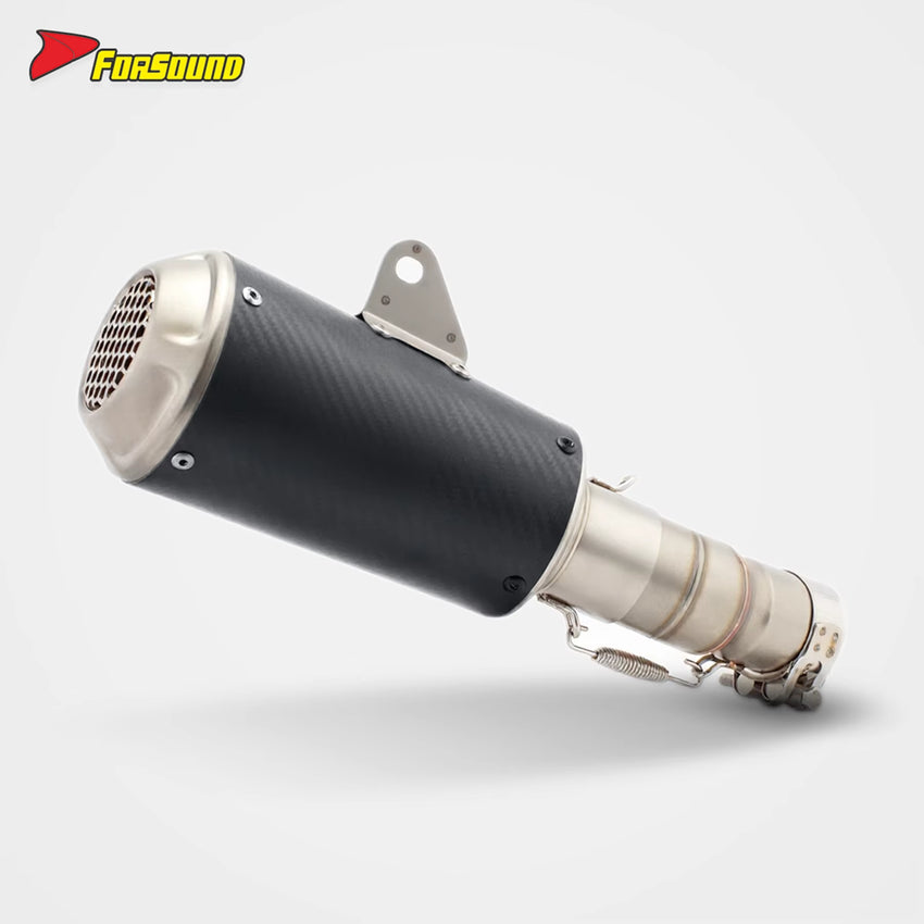 For Kawasaki Ninja 400 Stainless Steel 51Mm Exhaust Mid-Tail Exhaust Pipe