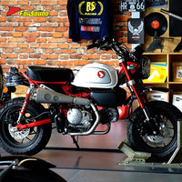 FORSOUND New for Monkey 125 Double-Barrel Full Exhaust System Deep Vintage Exhaust Note Urban Commute Exact Fit Customizable