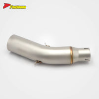 For HAOJUE SUZUKI GSX250R Stainless Steel 60Mm Caliber Motorcycle Mid-Section Exhaust Compatible with Original Front Section