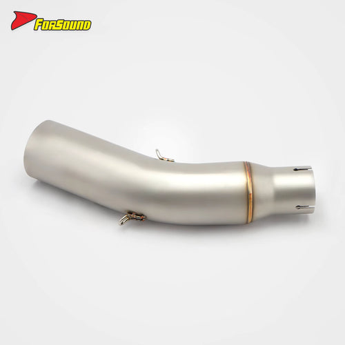 For HAOJUE SUZUKI GSX250R Stainless Steel 60Mm Caliber Motorcycle Mid-Section Exhaust Compatible with Original Front Section