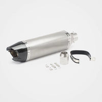 Stainless Steel Carbon Fiber 51Mm End Can Exhaust Pipe for Universal Motorcycle Pipe