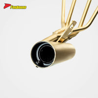 Exquisite Vintage Brass Golden Brass Machine-Bent Six-Stage Motorcycle Full System Exhaust Pipe for HONDA CBX400F Street Bike