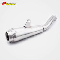 New Condition Polished Surface Custom Parts Stainless Steel Motorcycle Mid-Tail Integrated Exhaust Muffler for CFMOTO 800NK 2025