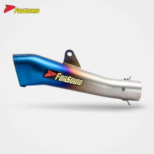 Universal Exhaust 51Mm Modified Stainless Steel Motorcycle Exhaust Pipe Torch Tail for MT09 Z900 CBR R6 Race 600 450SR Models