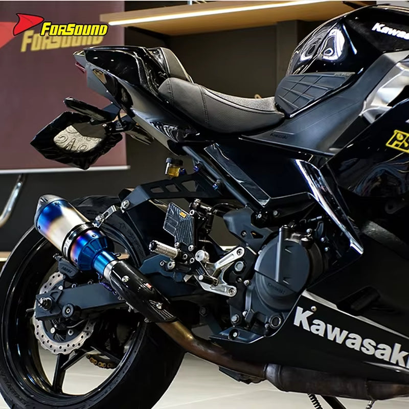Stainless Steel 51Mm Exhaust Mid-Tail Exhaust Pipe for Ninja 400