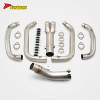 Forsound KAWASAKI Z900 Front-Mid Section Exhaust Pipe Stainless Steel 2017-2026 Model Compatible Precision Welding Urban Sport