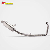 For 450Mt Stainless Steel Exhaust Straight-Through Full-System Side-Exit Torque Boost Rally/Raid Style Slip-On Aggressive