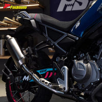 For 450Mt Stainless Steel Exhaust Straight-Through Full-System Side-Exit Torque Boost Rally/Raid Style Slip-On Aggressive
