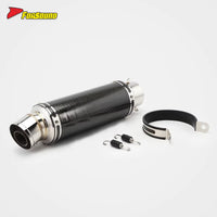 Stainless Steel Carbon Fiber 60Mm Yoshimura Exhaust Pipe for Universal Motorcycles Escapes Yoshimura Carbono