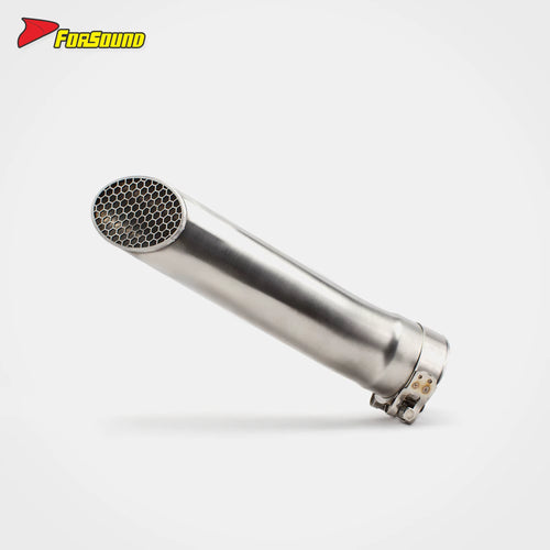 New 2013 for S1000Rr Slip Stainless Steel Mid-Rear Integrated Straight-Through Exhaust Unobstructed High Flow Track Racing