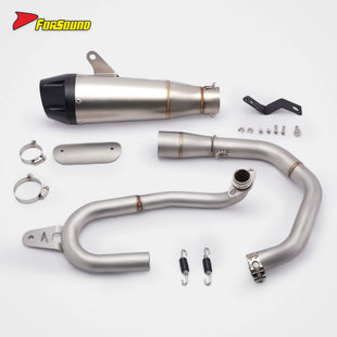 New FORSOUND for Monkey 125 Exhaust Stainless Steel R34-Style Full Exhaust System Aggressive Deep Exhaust Note Urban Commute
