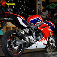 RS Original Universal Stainless Steel Exhaust System with DB Killer Removable Muffler New Condition Packed in Box 51Mm Caliber