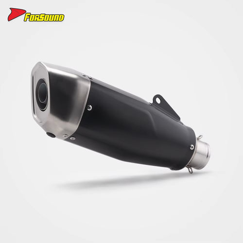 Trident660 2021-2024 Blade OEM Rear Carbon Fiber Exhaust New Compatible Retrofit/Upgrade Right Pipe Black Silver Stainless Steel