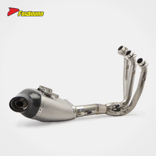 New FORSOUND 675Srr Carbon Fiber Titanium Alloy Full Under-Tail Exhaust High Temp Oxidation Resistant Low Backpressure High Flow