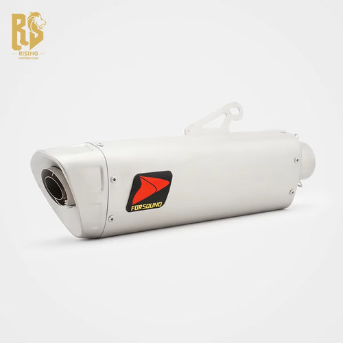 RS for Motorcycle Exhaust Pipe Tail Section Modified R1 Stainless Steel 51/60Mm Caliber Competitive Street Mountain Running New