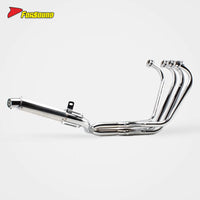 Exquisite and Heat Resistant Electroplating Motorcycle Full System Exhaust Pipe for HONDA CBX400F CB400F 1981-1984 Vintage Style