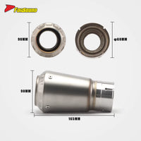 60Mm Stainless Steel Universal Motorcycle Mid-Tail Integrated Exhaust Pipe for BMWS1000RR/R Bmw S1000Rr 2010