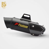RS Modified 51Mm Universal Exhaust Pipe for Locomotive Inclined Mouth Tail Section New Compatible CBR650R/FCB 400