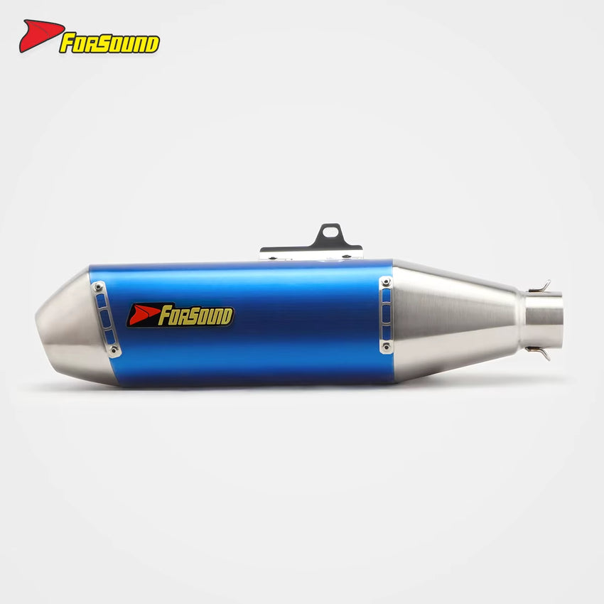 Universal Motorcycle Exhaust Pipe SS FMF Long Neck Tail Section Escape Fmf Exhaust Fit KAWASAKI-KLX230 KTM-ZXC Ktm Fmf Exhaust