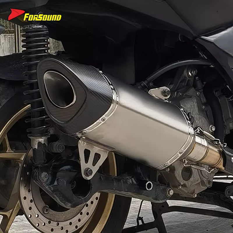 For X-MAX Stainless Steel 51Mm Exhaust Full Motorcycle Exhaust System