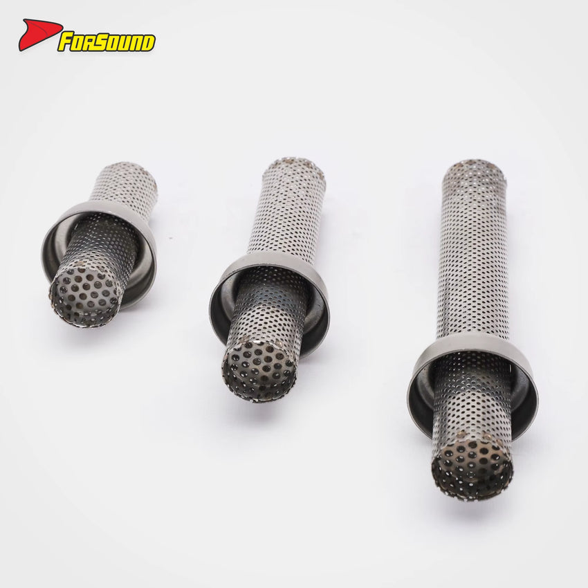 New Forsound Stainless Steel Universal 51Mm Exhaust DB Killer Removable Silencer Insert