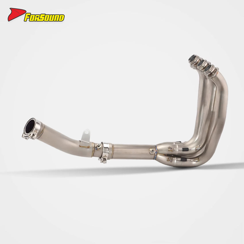 New Condition Custom Parts Exquisite Blueing Effect Coating Motorcycle Full Length Exhaust Pipe for KAWASAKI ZX-6R ZX-4R