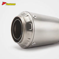 60Mm Stainless Steel Universal Motorcycle Mid-Tail Integrated Exhaust Pipe for BMWS1000RR/R Bmw S1000Rr 2010