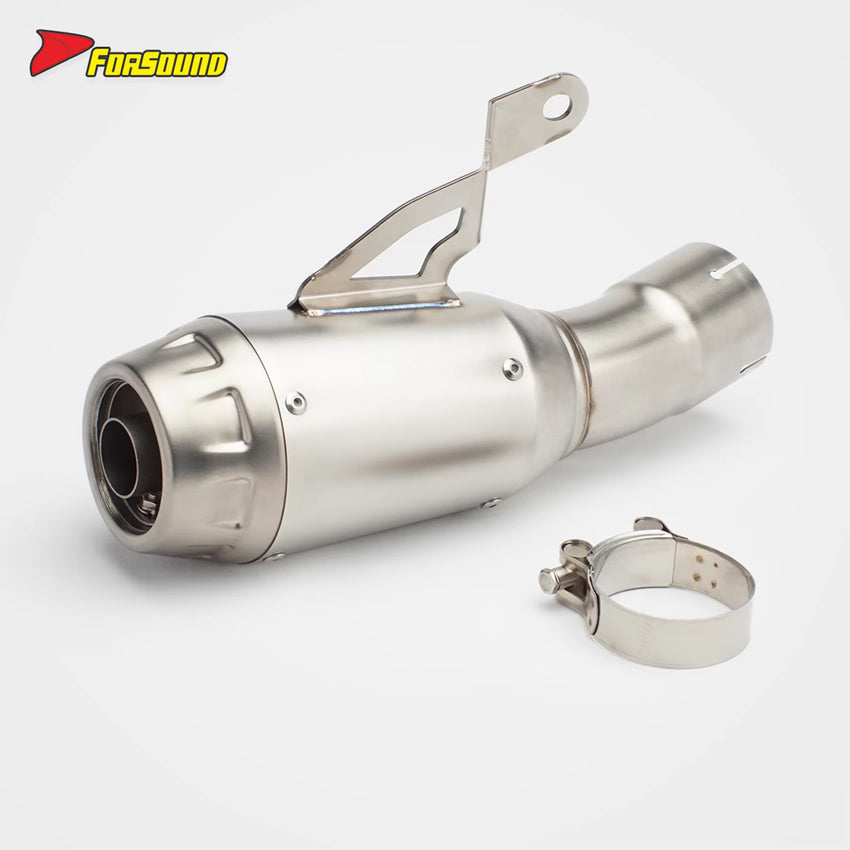 New Short Arrow Mid-Tail Integrated Exhaust Pipe for S1000RR 2010-2025 Stainless Steel & Carbon Fiber