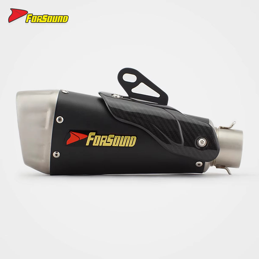 RS for Tuning V4 Stainless Steel Motorcycle Exhaust Pipe Compatible for KTM Kawasaki Cfmoto Suzuki BMW Honda Ducati