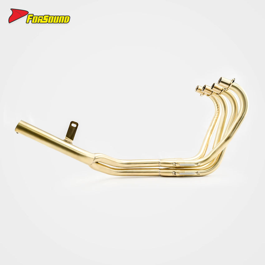 Brass Front and Middle Section Exhaust Pipe for Zephyr 400 ODM&OEM