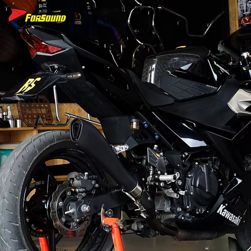 Stainless Steel 51Mm Exhaust Mid-Tail Exhaust Pipe for Ninja 400