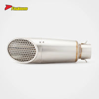 For 500SR VOOM 2024-2025 Stainless Steel Slant-Cut Honeycomb Angled Tip Performance Exhaust System